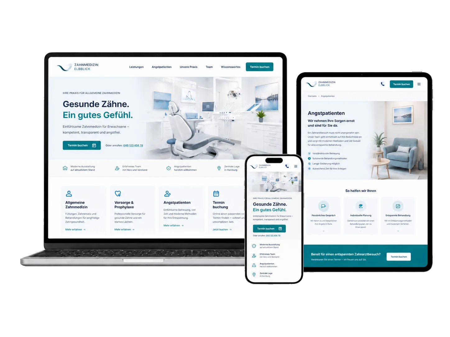 Ästhetische Zahnmedizin Website